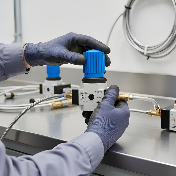 Válvula Reguladora De Aire 3/4 Marca Festo