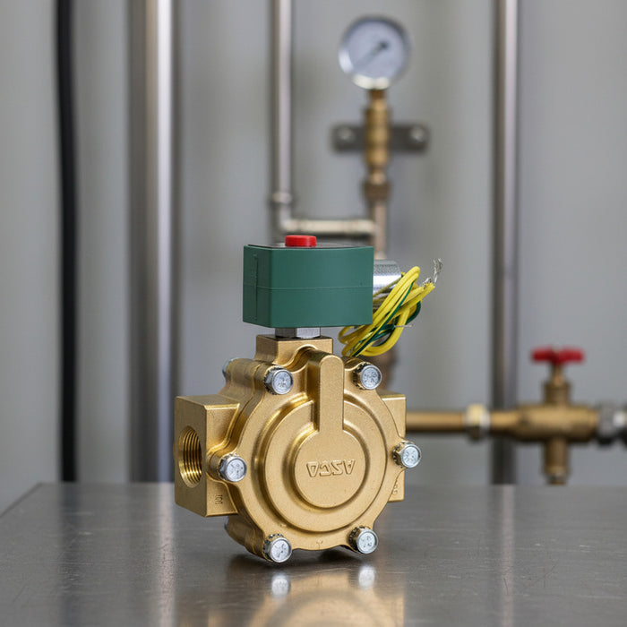 Valvula Solenoide De 1-1/2 PuLG Marca Asco Para Vapor