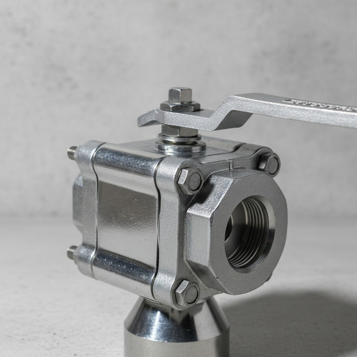 Válvula De Esfera De 2 3 Vías Marca Worcester Inoxidable