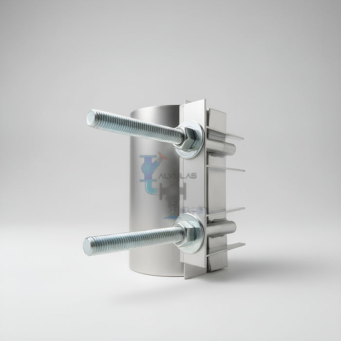 Abrazadera De Reparación De 6 En Acero Inoxidable