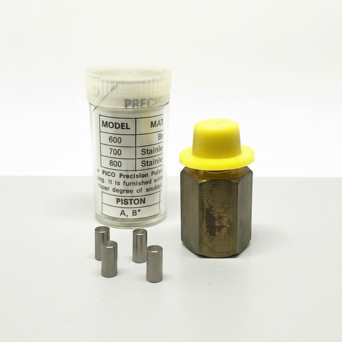2500psi Precision Snubber Pico Brass, 4 Pistones