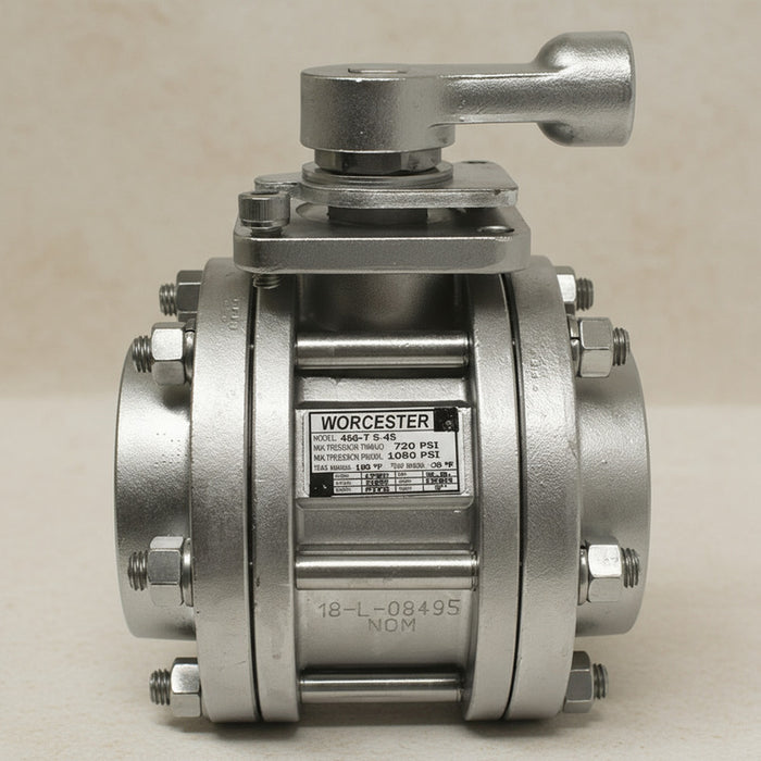 Válvula De Esfera De 3 Inoxidable Marca Worcester