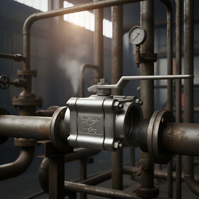 Válvula De Esfera De 1/2 Inoxidable Marca Worcester