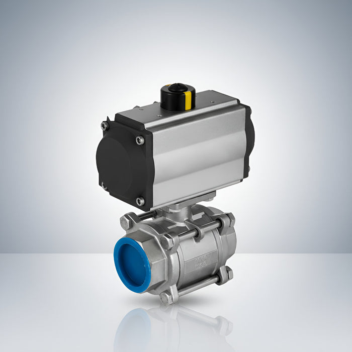 Válvula De Bola De 1-1/2 Con Actuador Neumático Worcester