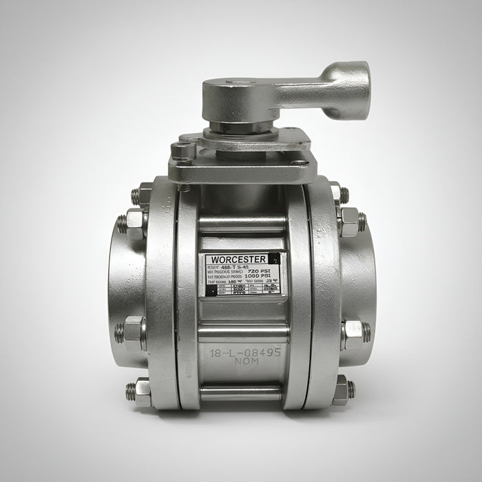 Válvula De Esfera De 3 Inoxidable Marca Worcester