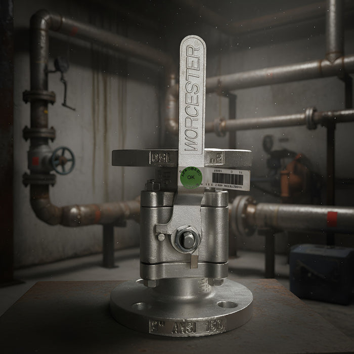 Válvula Esfera Worcester Bridado 2 #150 Acero Inoxidable