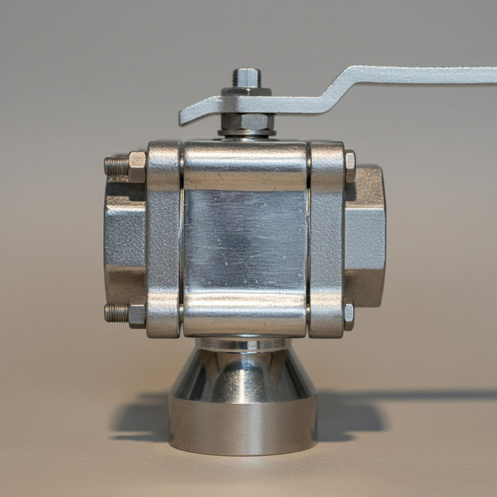 Válvula De Bola De 2 3 Vías Worcester Inoxidable